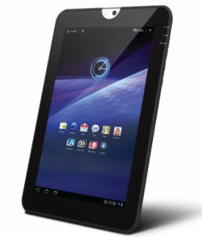 The Toshiba thrive 10 inche tablet